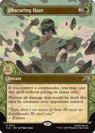 Obscuring Haze (Showcase) (TLE-313) - Avatar: The Last Airbender: Eternal-Legal