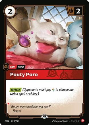 (013/298) Pouty Poro - Riftbound Organized Play Promotional Cards Foil