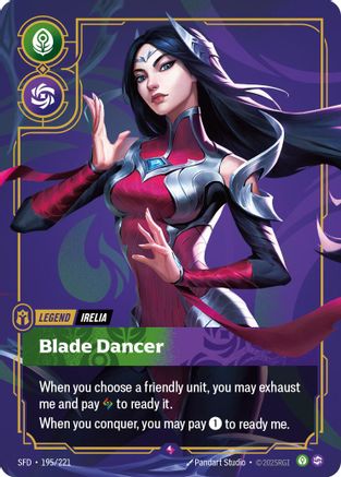 (195/221) Irelia - Blade Dancer - Spiritforged Foil