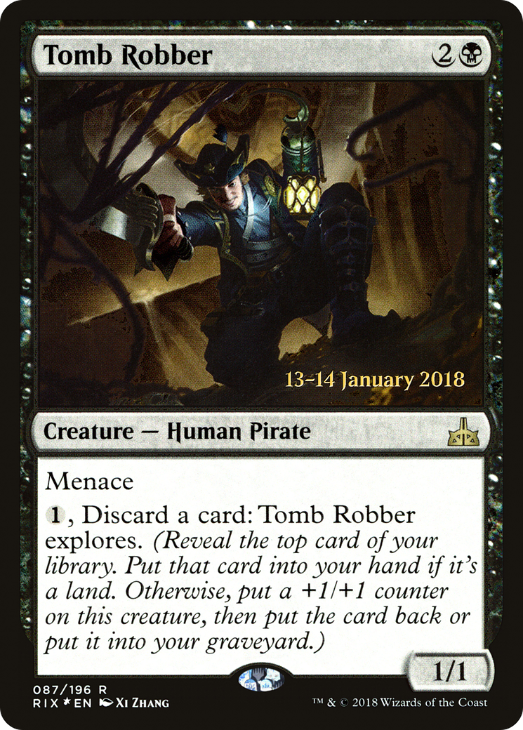 Tomb Robber (PRE-87S) - Rivals of Ixalan Promos (Prerelease) Foil