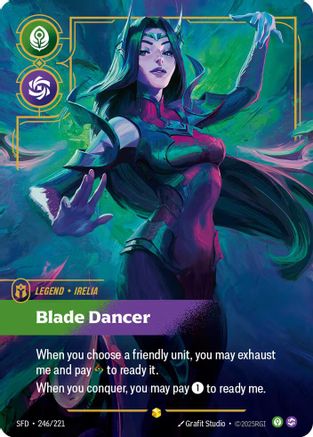 (246/221) Irelia - Blade Dancer (Overnumbered) - Spiritforged Foil