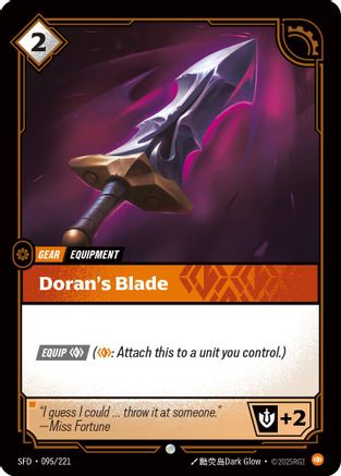 (095/221) Doran's Blade - Spiritforged Foil
