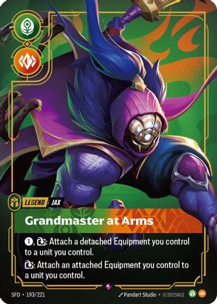 (193/221) Jax - Grandmaster At Arms - Spiritforged Foil