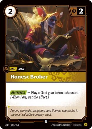 (155/221) Honest Broker - Spiritforged Foil