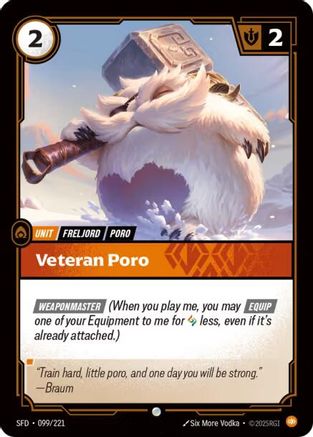(099/221) Veteran Poro - Spiritforged