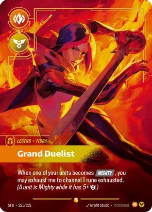 (251/221) Fiora - Grand Duelist (Overnumbered) - Spiritforged Foil