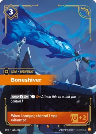 (118/221) Boneshiver - Spiritforged Foil
