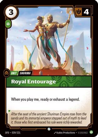 (039/221) Royal Entourage - Spiritforged Foil