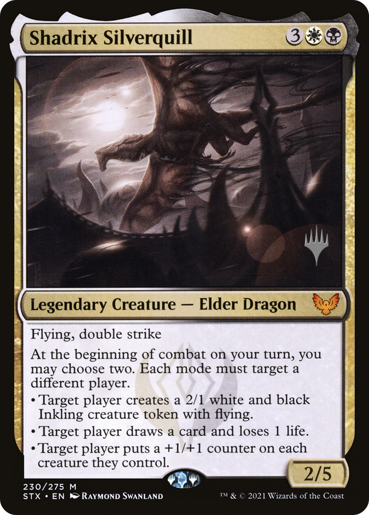 Shadrix Silverquill (PPSTX-230P) - Strixhaven: School of Mages Promos Foil (Promo Pack)