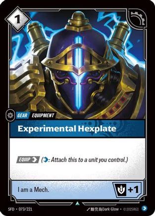 (073/221) Experimental Hexplate - Spiritforged Foil