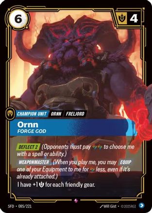 (085/221) Ornn - Forge God - Spiritforged Foil