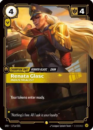 (171a/221) Renata Glasc - Industrialist (Alternate Art) - Spiritforged Foil