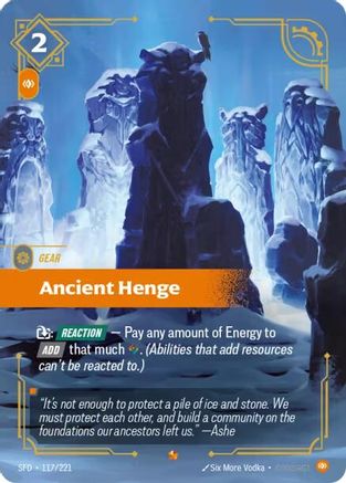 (117/221) Ancient Henge - Spiritforged Foil
