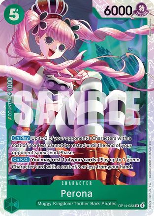 (OP14-033) Perona - OP14-033 - The Azure Sea's Seven - Foil