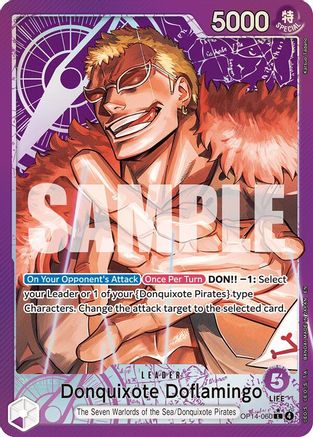 (OP14-060) Donquixote Doflamingo - OP14-060 (Alternate Art) - The Azure Sea's Seven - Foil