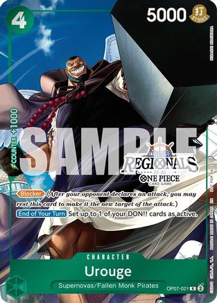 (OP07-021) Urouge (Online Regional Participation Pack 2025 Vol.1) - One Piece Promotion Cards Foil