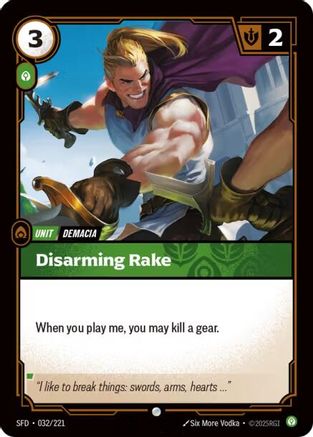 (032/221) Disarming Strike - Spiritforged Foil