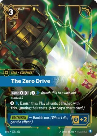 (090/221) The Zero Drive - Spiritforged Foil