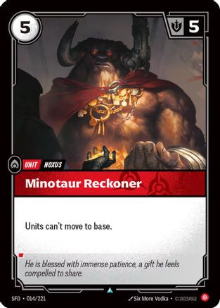 (014/221) Minotaur Reckoner - Spiritforged