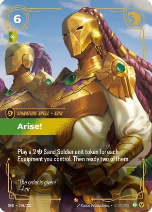 (198/221) Arise! - Spiritforged Foil
