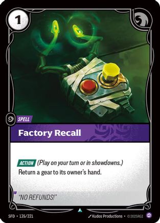 (135/221) Factory Recall - Spiritforged Foil