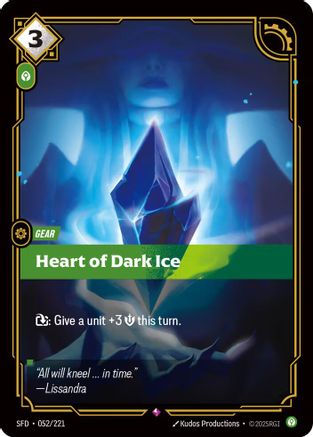 (052/221) Heart of Dark Ice - Spiritforged Foil
