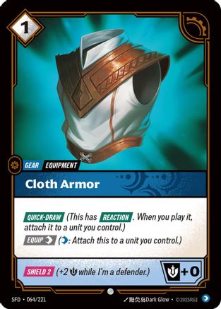 (064/221) Cloth Armor - Spiritforged Foil