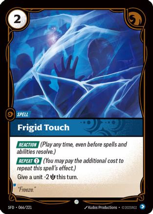 (066/221) Frigid Touch - Spiritforged Foil