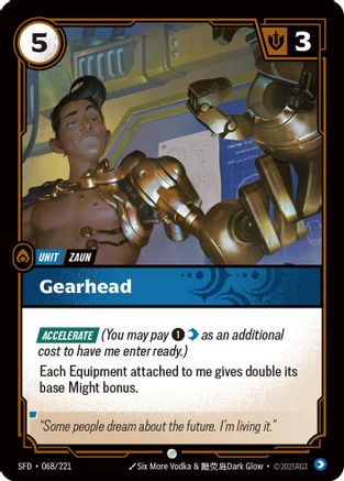 (068/221) Gearhead - Spiritforged Foil