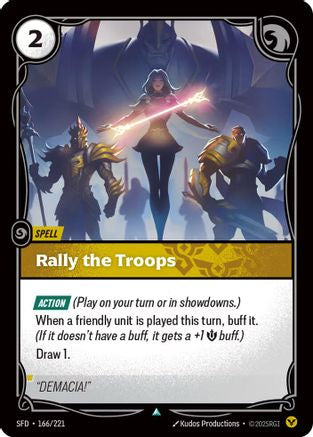 (166/221) Rally the Troops - Spiritforged Foil