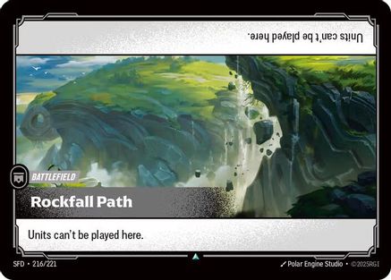 (216/221) Rockfall Path - Spiritforged Foil