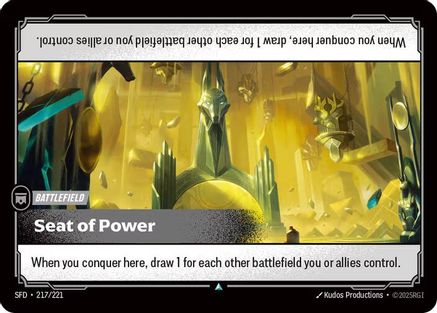 (217/221) Seat of Power - Spiritforged Foil