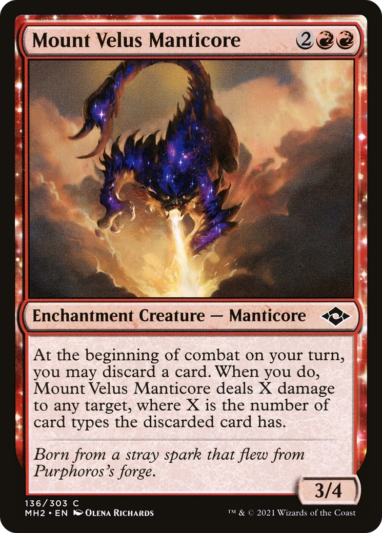 Mount Velus Manticore (MH2-136) - Modern Horizons 2