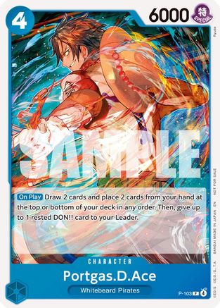 (P-103) Portgas.D.Ace (Store Tournament 2025 Vol. 4) - One Piece Promotion Cards Normal
