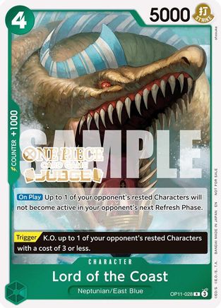 (OP11-028) Lord of the Coast (Judge Pack Vol. 7) - One Piece Promotion Cards Foil
