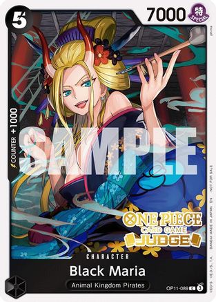 (OP11-089) Black Maria (Judge Pack Vol. 7) - One Piece Promotion Cards Foil