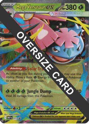 Mega Venusaur ex (13) - Jumbo Cards Holofoil - Promo