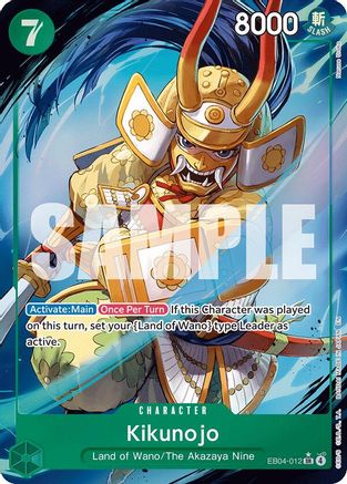 (EB04-012) Kikunojo - EB04-012 (Alternate Art) - The Azure Sea's Seven - Foil