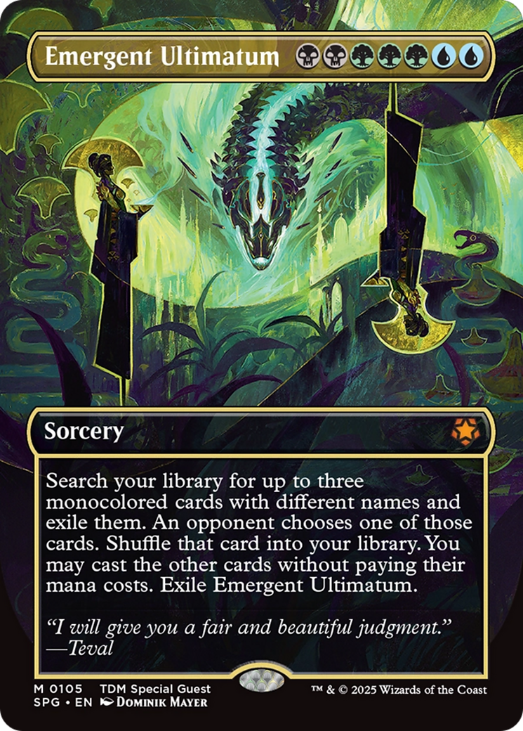 Emergent Ultimatum (SPG-105) - Special Guests (Borderless) Foil