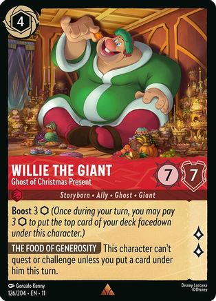 (126/204) Willie the Giant - Ghost of Christmas Present - Winterspell Normal