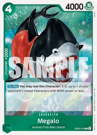 (EB04-018) Megalo - The Azure Sea's Seven - Foil