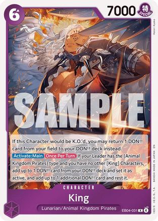 (EB04-031) King - The Azure Sea's Seven - Foil