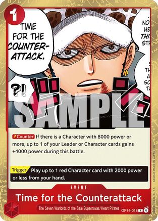 (OP14-018) Time for the Counterattack - The Azure Sea's Seven - Foil