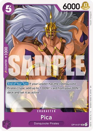 (OP14-071) Pica - The Azure Sea's Seven - Normal