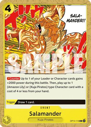 (OP14-116) Salamander - The Azure Sea's Seven - Normal