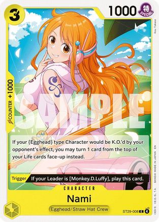 (ST29-008) Nami - Starter Deck 29: Egghead Normal