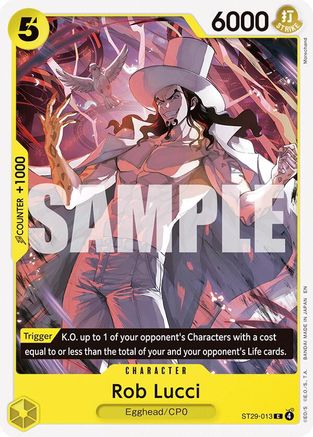 (ST29-013) Rob Lucci - Starter Deck 29: Egghead Normal