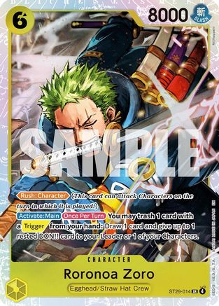 (ST29-014) Roronoa Zoro - Starter Deck 29: Egghead Foil