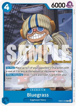 (EB04-026) Bluegrass - The Azure Sea's Seven Release Event Cards - Normal