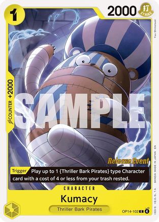 (OP14-102) Kumacy - The Azure Sea's Seven Release Event Cards - Normal